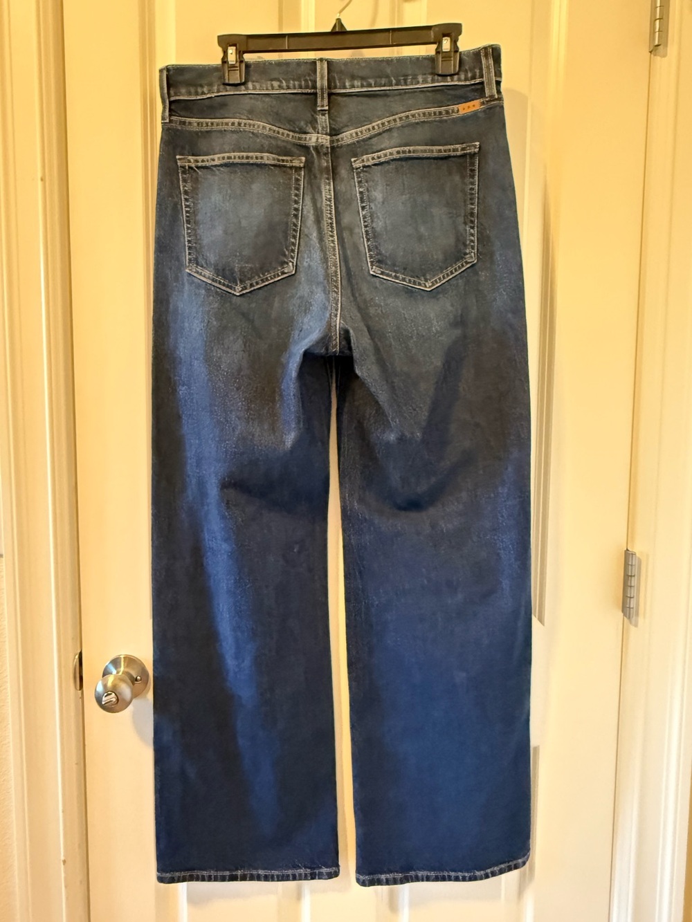 AYR the Secret Sauce Dark Blue Wide-Leg High-Rise Jeans - Picture 4 of 8